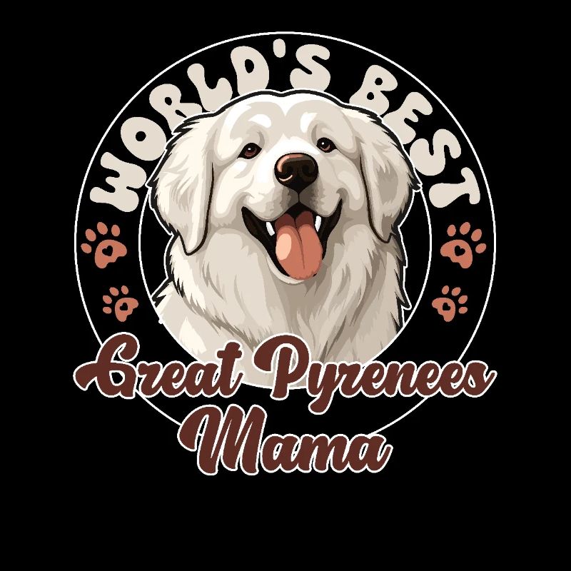 Pyrenäenberghund Dog Great Pyrenees Mama