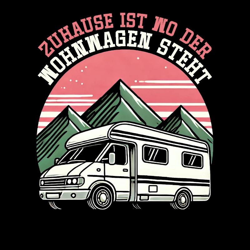 Camper Caravan Campfire Camping holiday