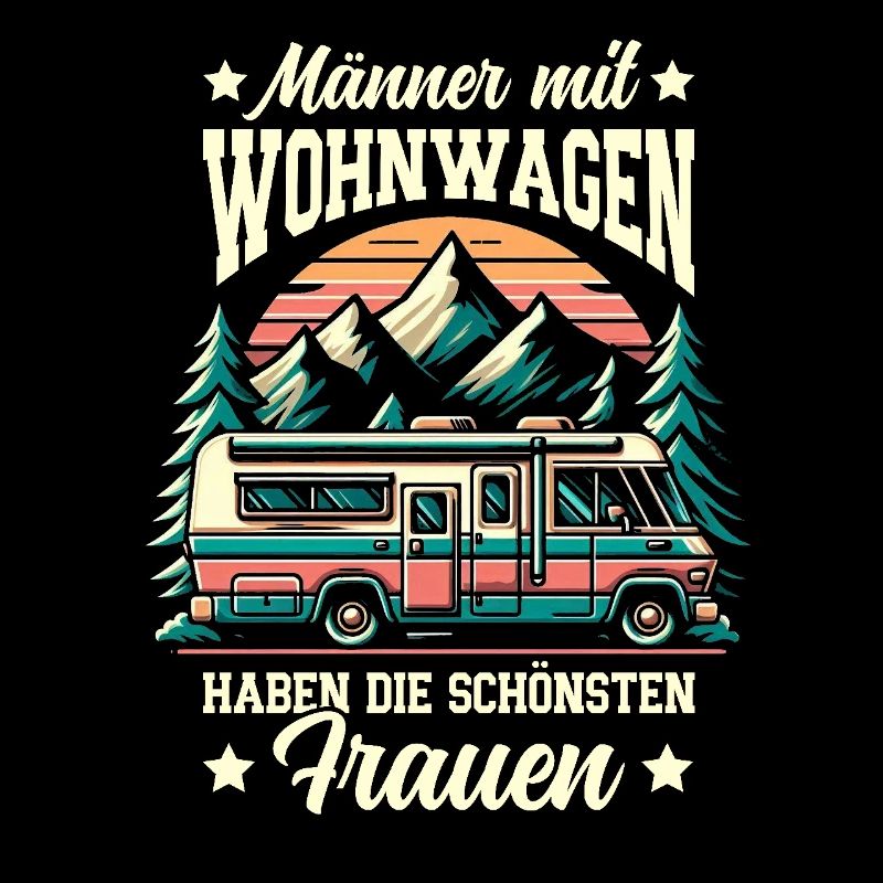 Camper Caravan Campfire Camping holiday