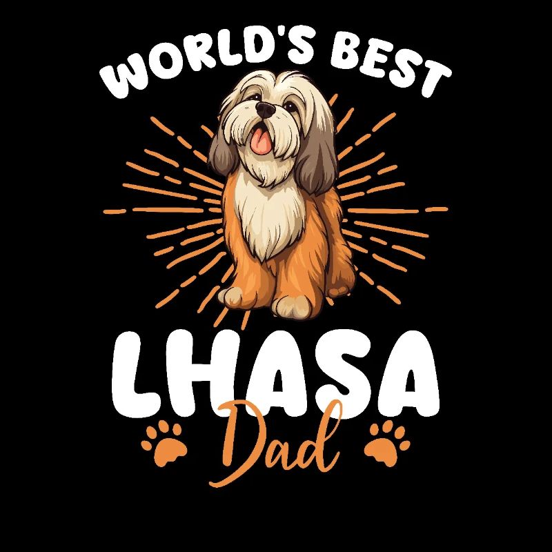 Lhasa Apso Groovy Lhasa Dad