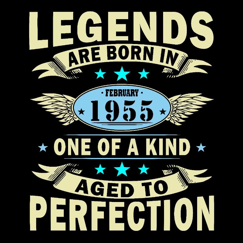 February 1955 Birthday Legend