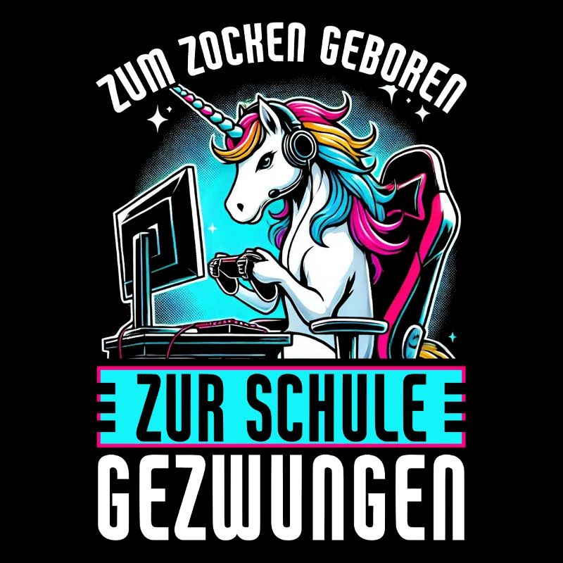 Née pour jouer Forcée d’aller à l’école Licorne