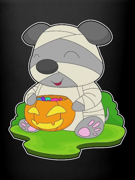 Dog Halloween Mummy