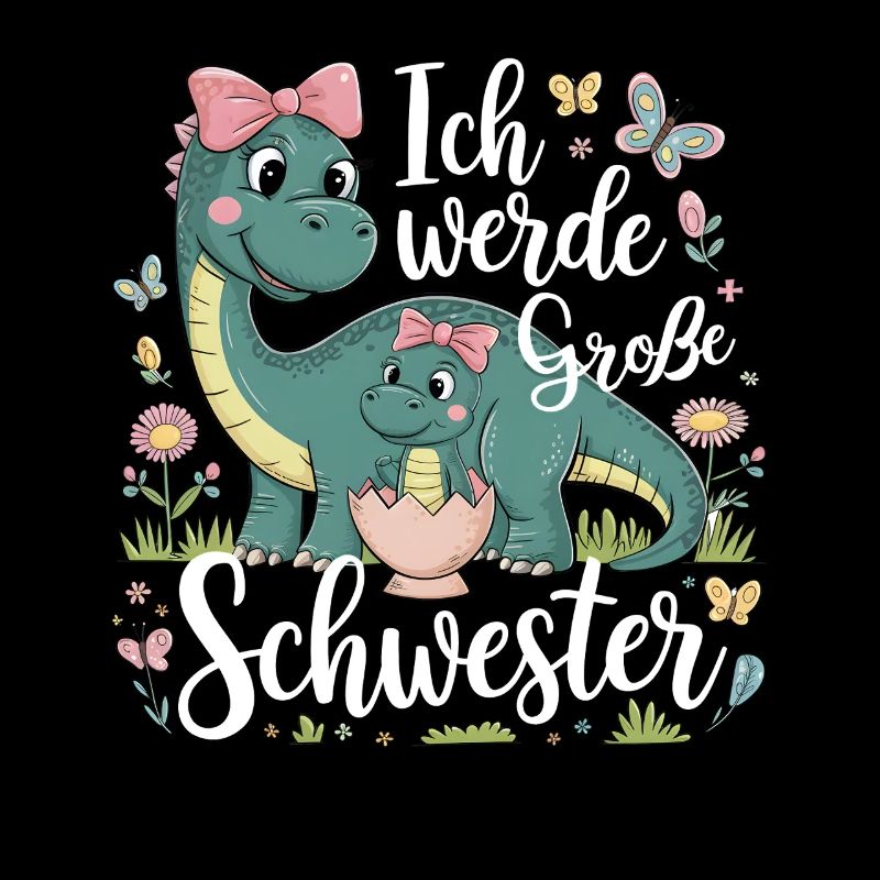 Ich werde eine große Schwester Dinosaurier