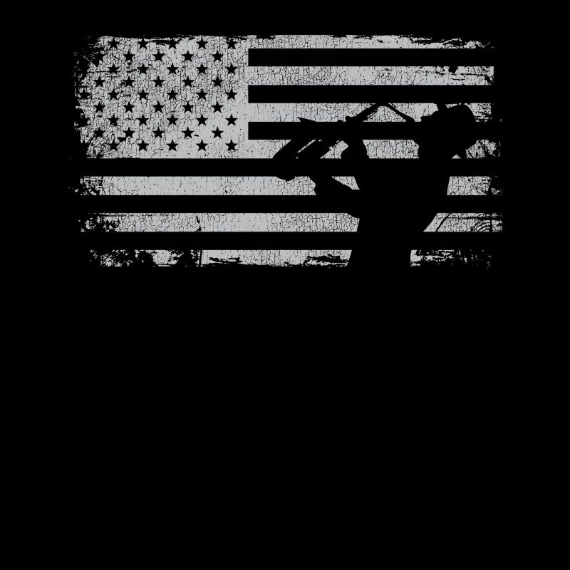 Saxophones Drapeau Américain