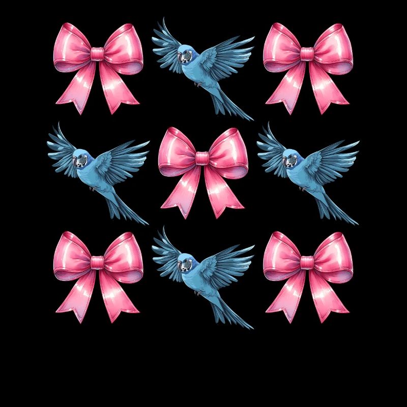 Coquette Bow Perruche Perruche Perroquet