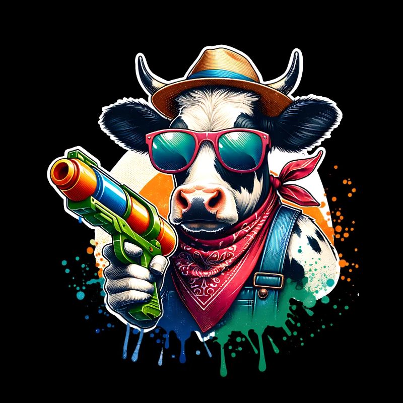 Pistolet à eau vache