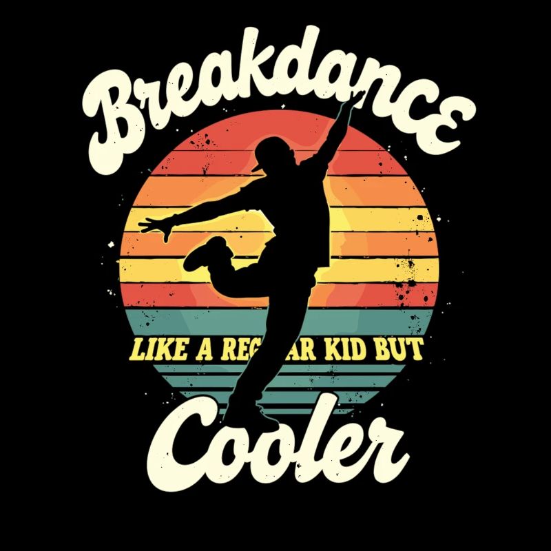Breakdance Kid Breakdancer Retro Dance B-Boys