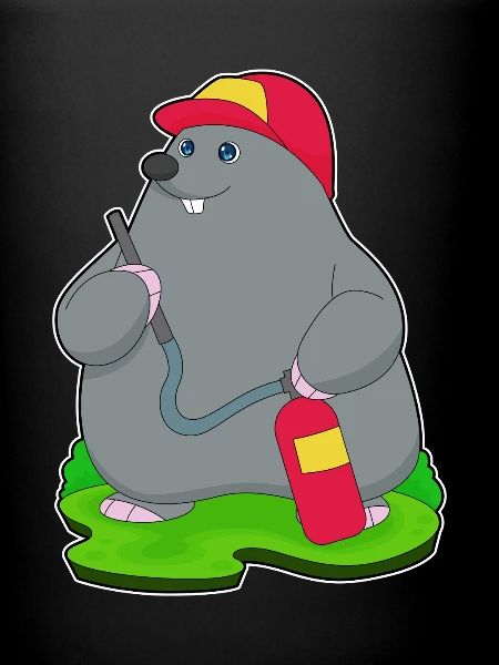 Mole Firefighter Fire Extinguisher