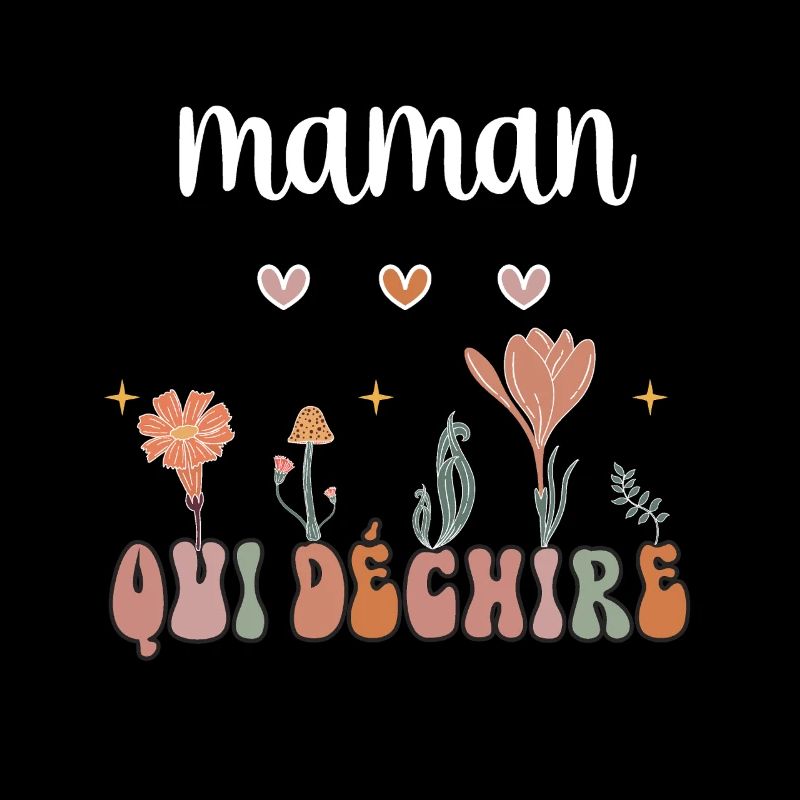 Mutter reißt Boho Bohemian Blumen Mutter Geschenk