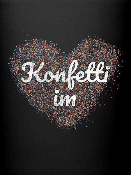 Confettis en plein cœur