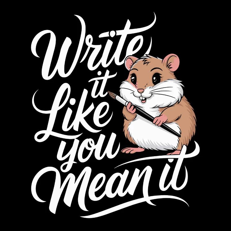Hamster Author Writer: Write It Like You