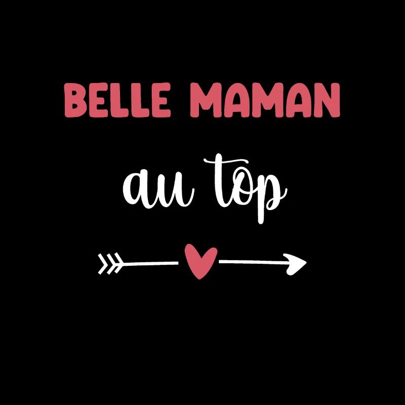 Schöne Mutter am oberen Ende Herz Stiefmutter Mutter