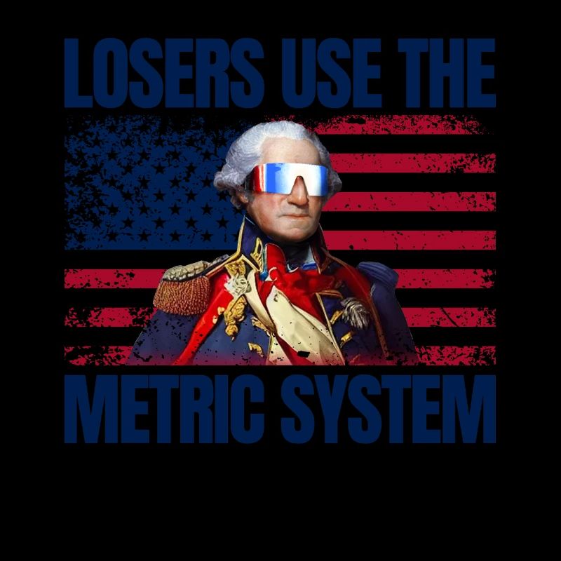 Les perdants utilisent le système métrique George Wa