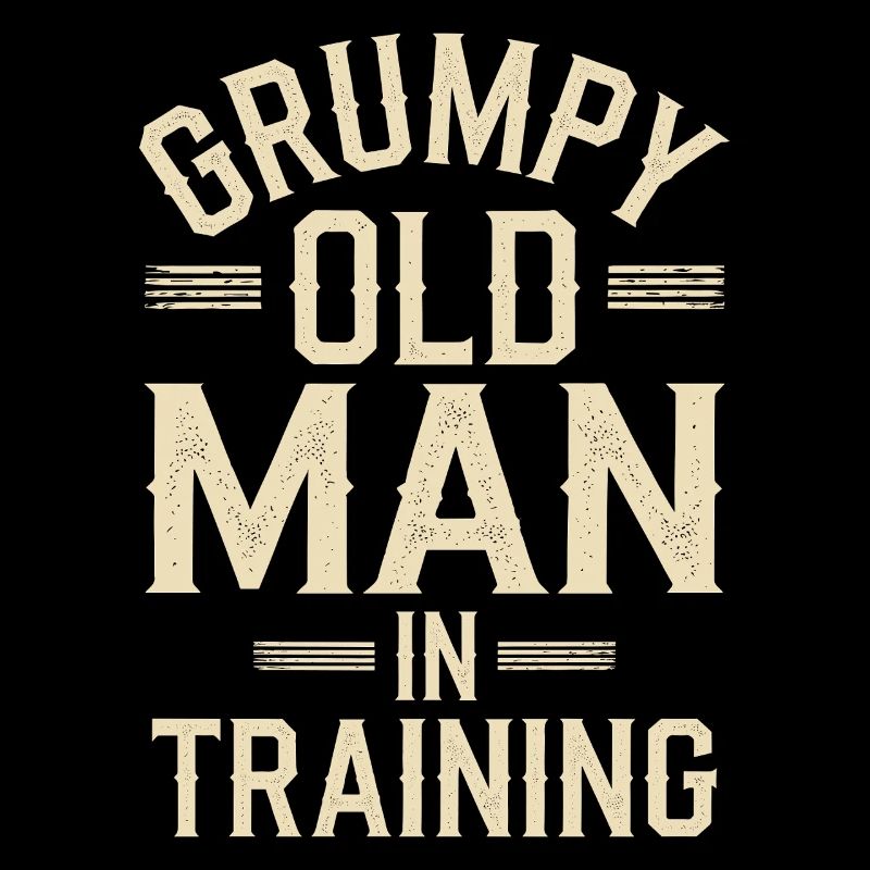 Mürrischer Alter Mann Grumpy