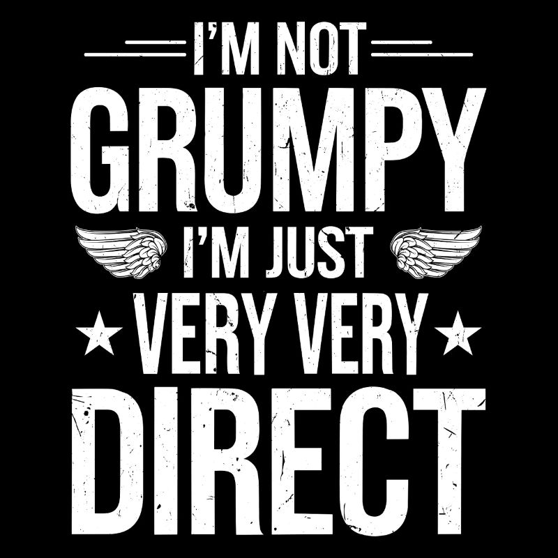 Mürrischer Alter Mann Grumpy