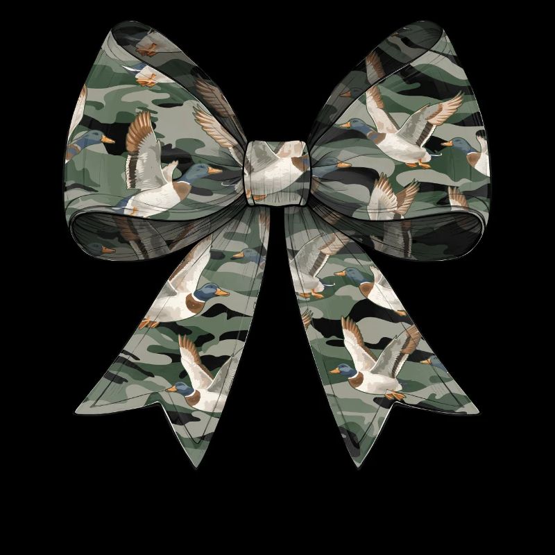 Coquette Arc Canard Chasse Chasseur Camouflage Ruban