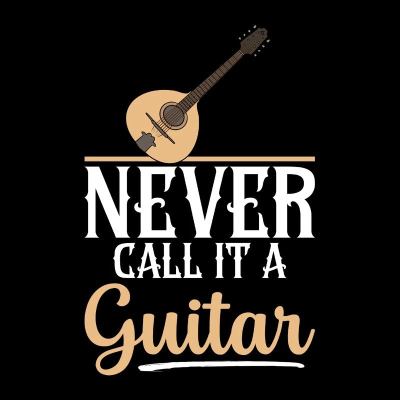 Mandolin never calls it a guitar