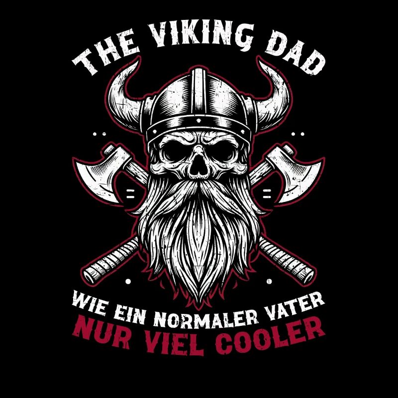 Wikinger Papa Vatertag Vaterschaft Elternteil