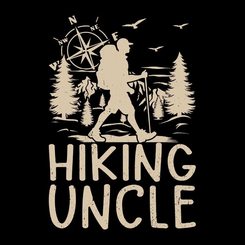 Hiking Uncle Hiking Lover Mountain Hiking Uncle