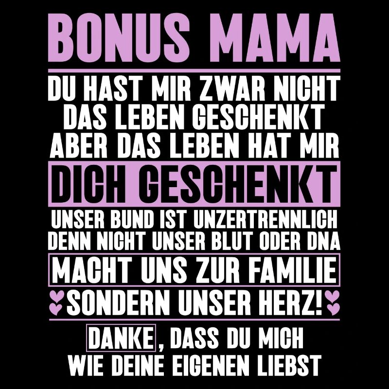 Bonus Mama Muttertag Mutterschaft Mama Elternteil