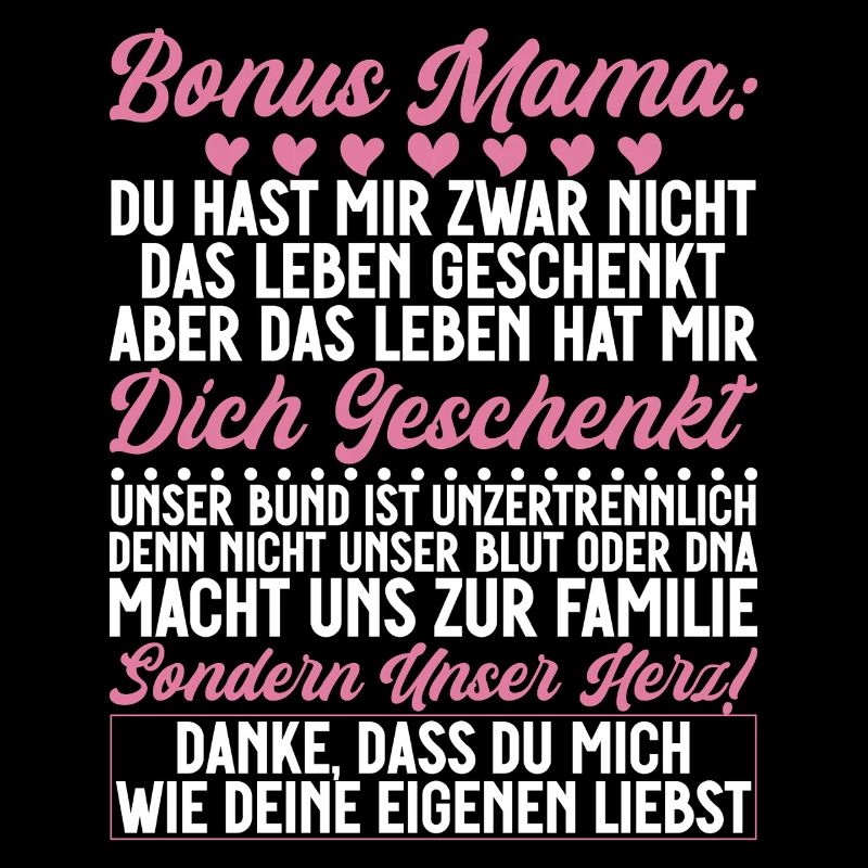 Bonus Mama Muttertag Mutterschaft Mama Elternteil