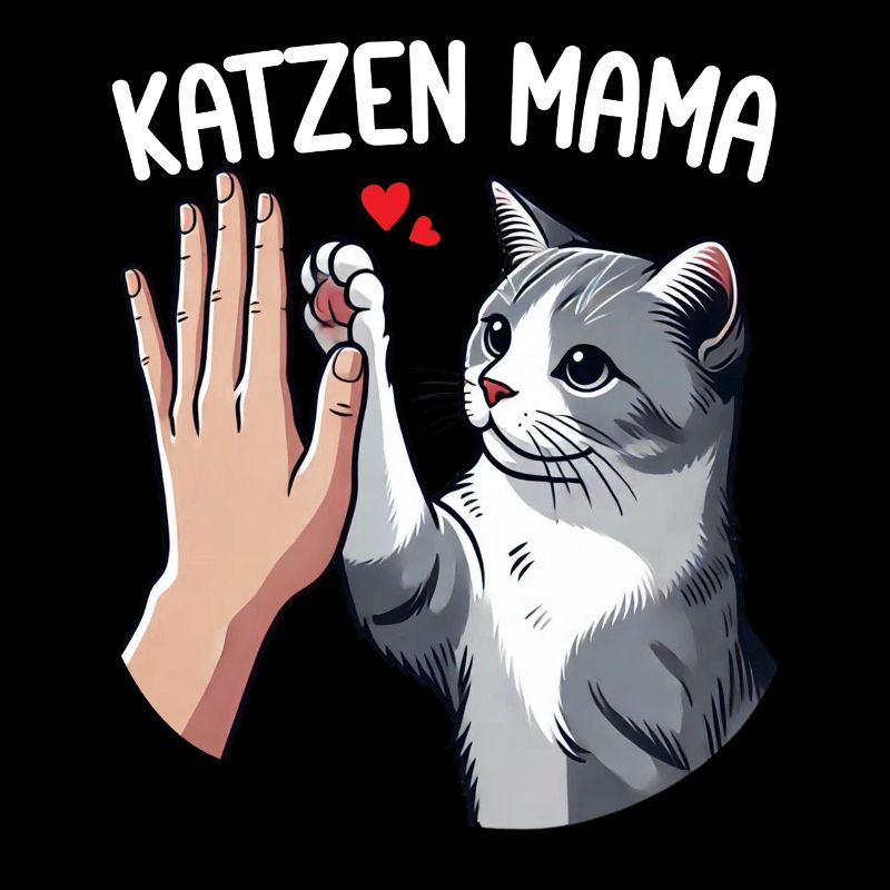 Katzen Mama Muttertag Elternteil Mama