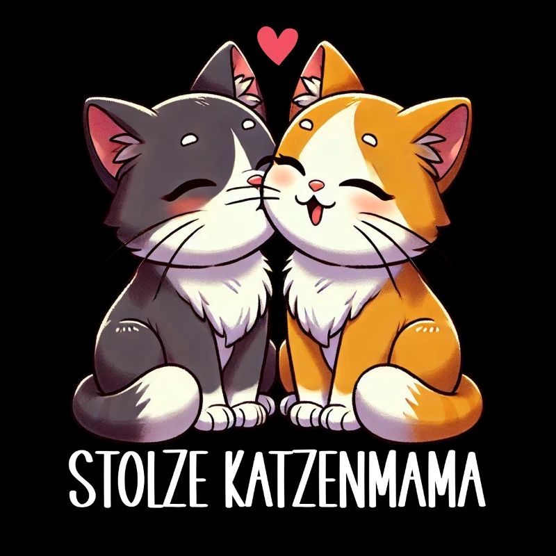 Katzen Mama Muttertag Elternteil Mama