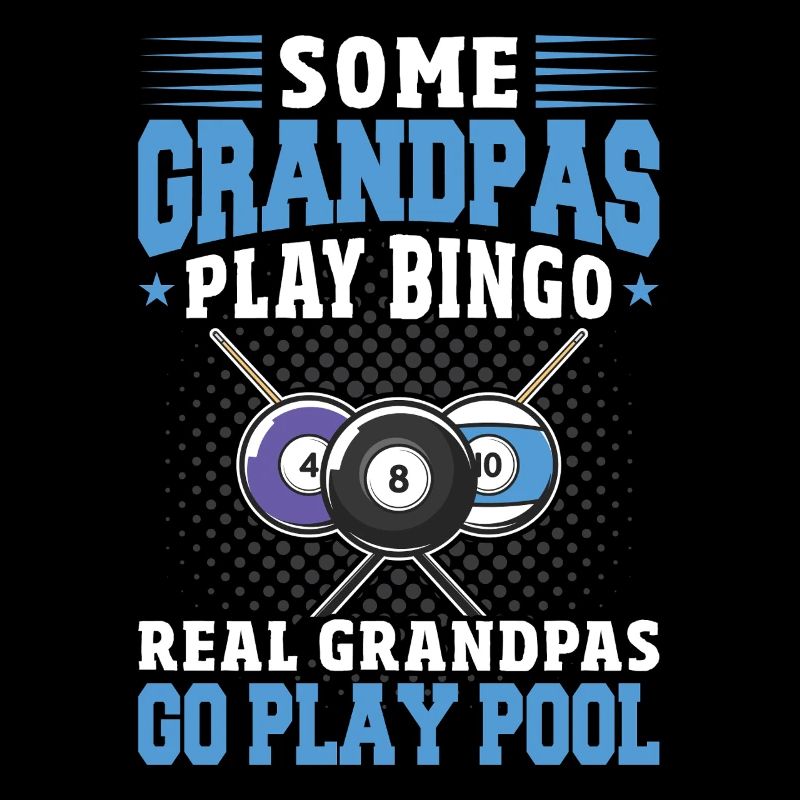 Real Grandpas Playing Billiards Pool