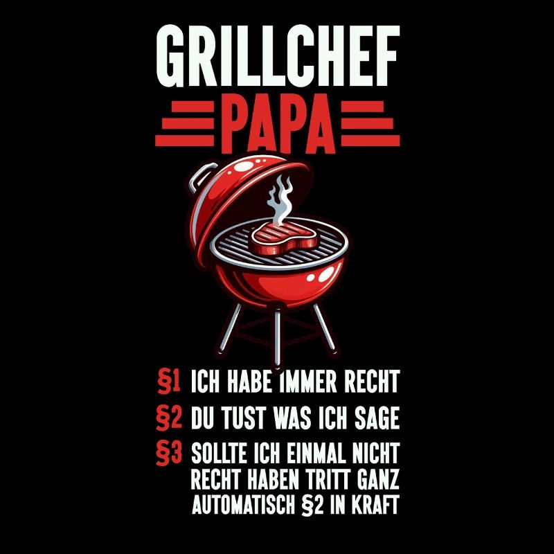 Grill Papa Vatertag Vater Vaterschaft Elternteil