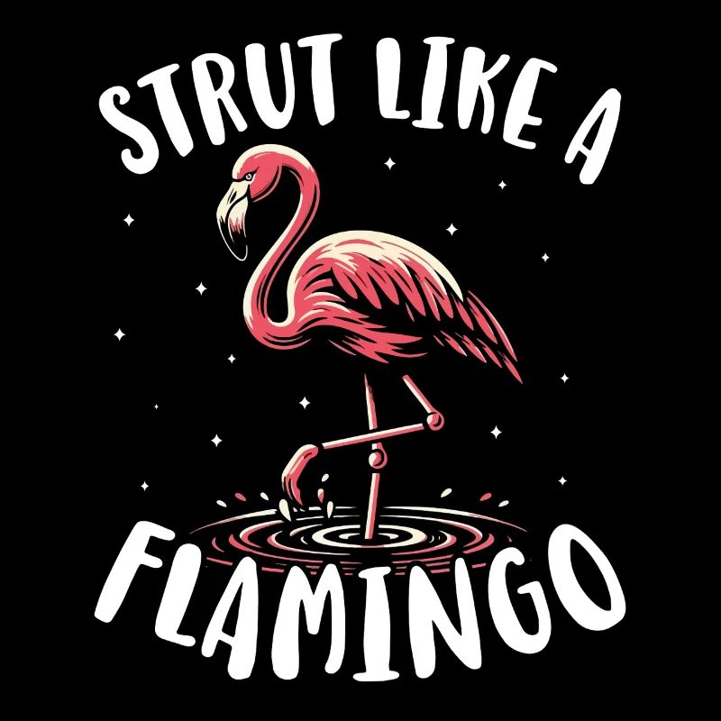Se pavaner comme un flamant rose