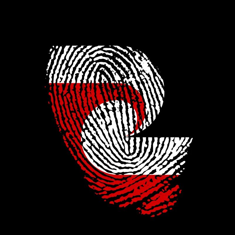 Empreintes digitales du drapeau maori