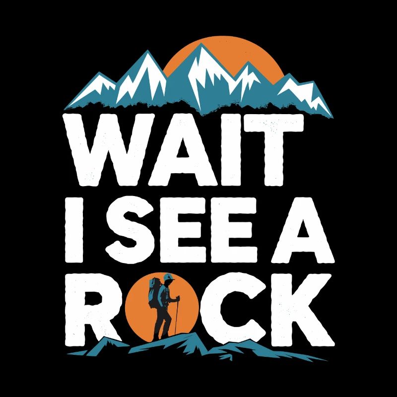Warte, Ich Sehe Einen Felsen Bergsteigen Abenteuer
