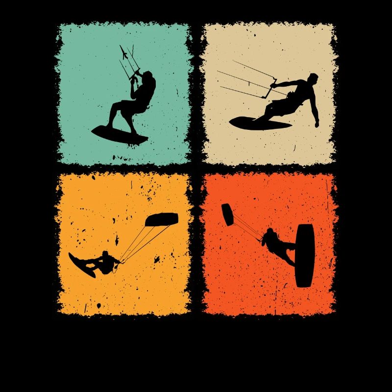 Kitesurfing Silhouette Kitesurfer Kiteboarding