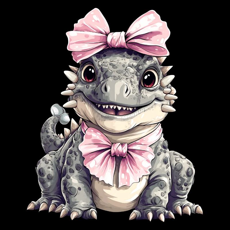 Coquette Bogen Ankylosaurus Dinosaurier Mädchen