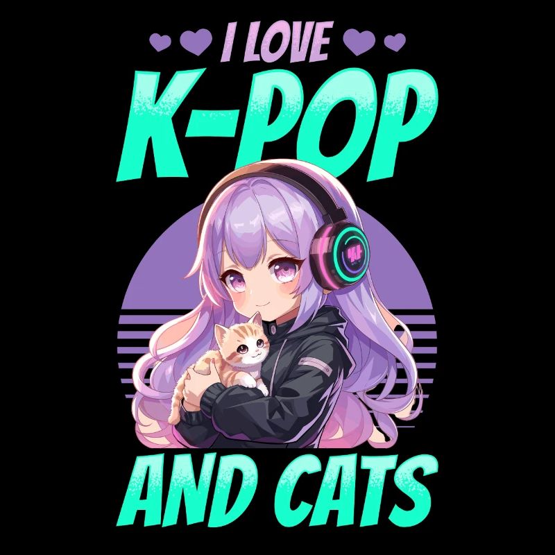 Anime K Pop & Chats Kawaii