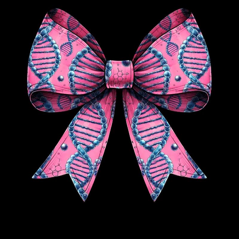 Coquette Bow Genealogy DNA Pattern