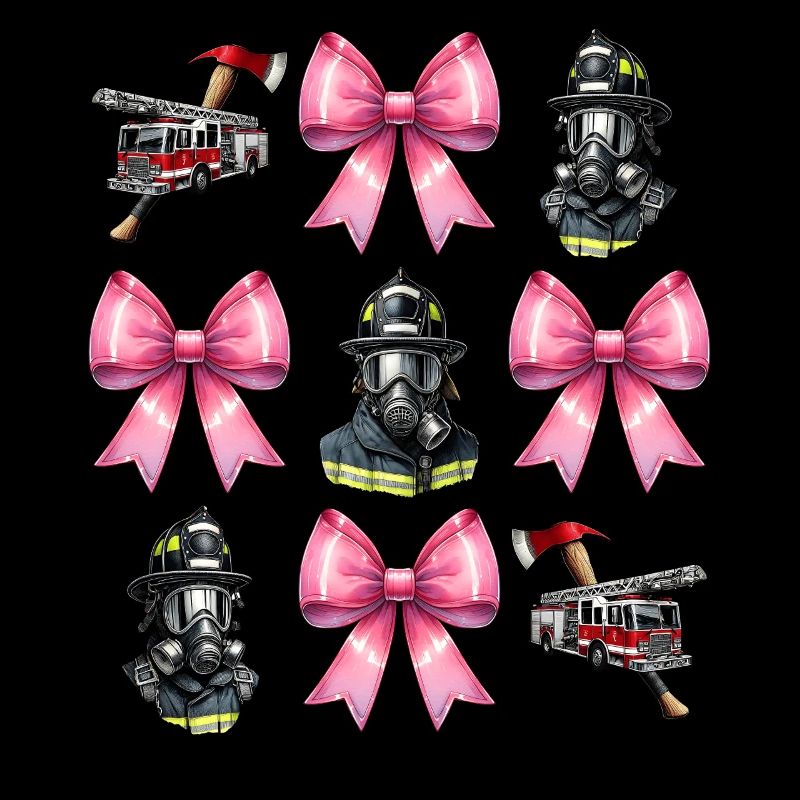 Coquette Bow Pompier Pompier