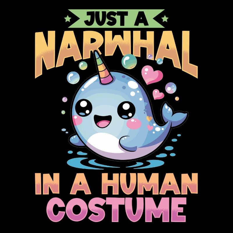 Narwhal Chibi Kawaii