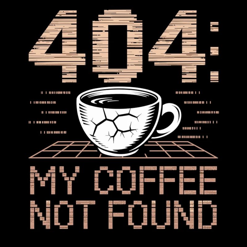 Code d’erreur Coffee Shirt 404