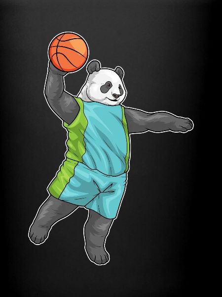 Panda Basketteur Basketteur