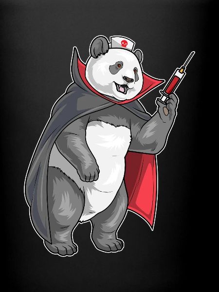 Panda Halloween Nurse