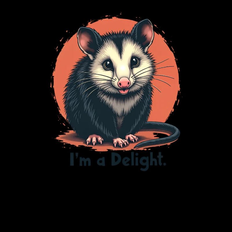 Ich bin eine Freude Opossum, ich bin eine Freude