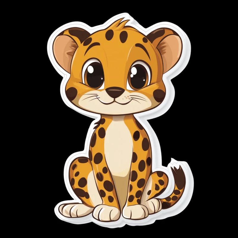 Guépard mignon