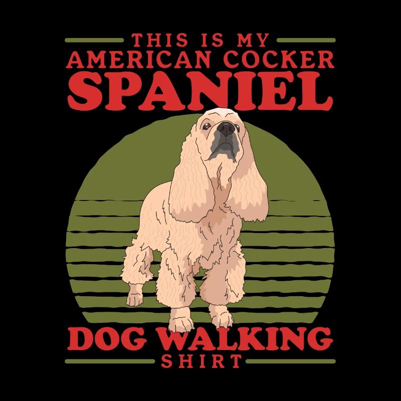 Cocker américain Spaniel Cadeau drôle