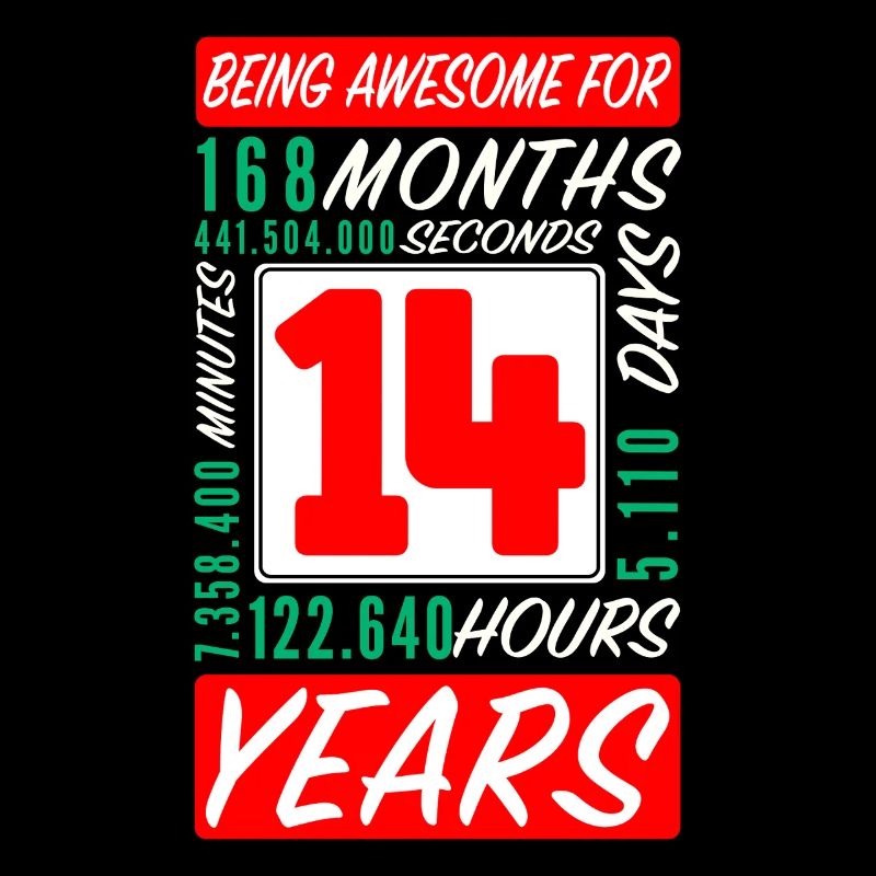 Adolescent 14 Ans Anniversaire Mois Heures