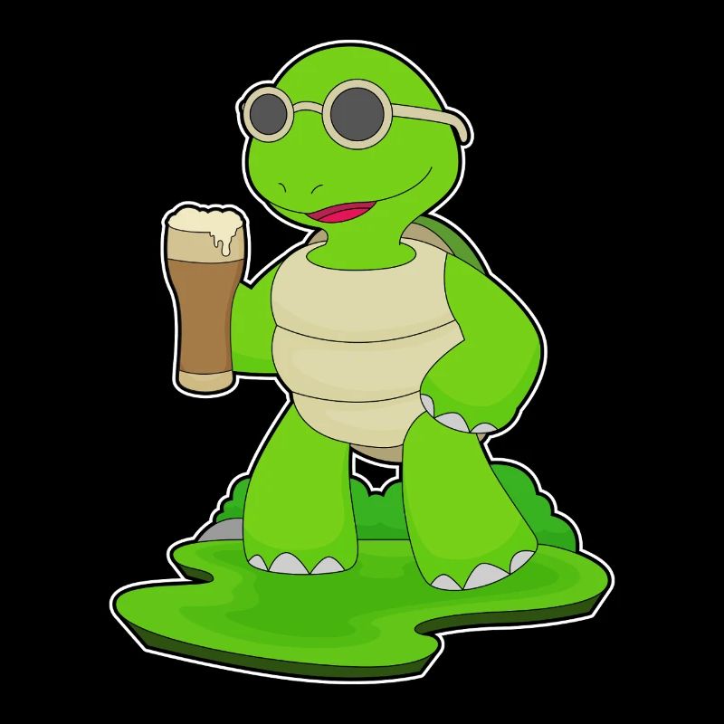 Turtle Chope de bière Bière