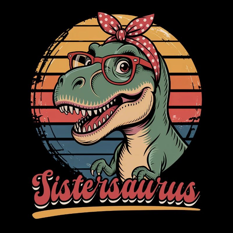 Dinosaur T-Rex Sistersaurus