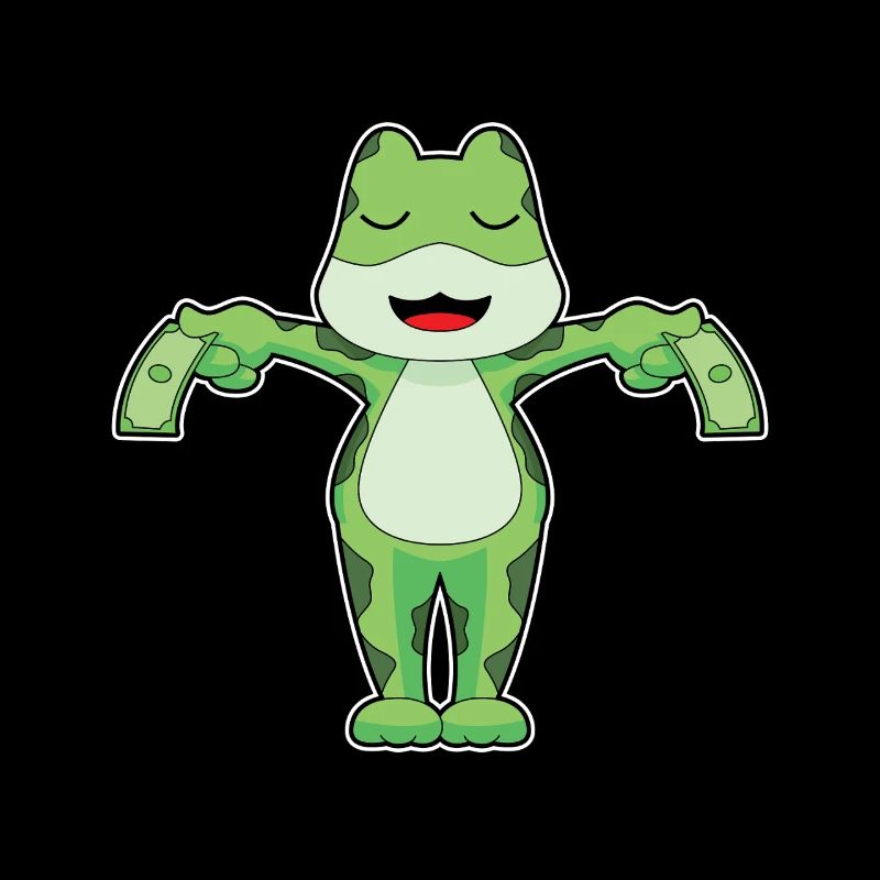 Billet de banque grenouille
