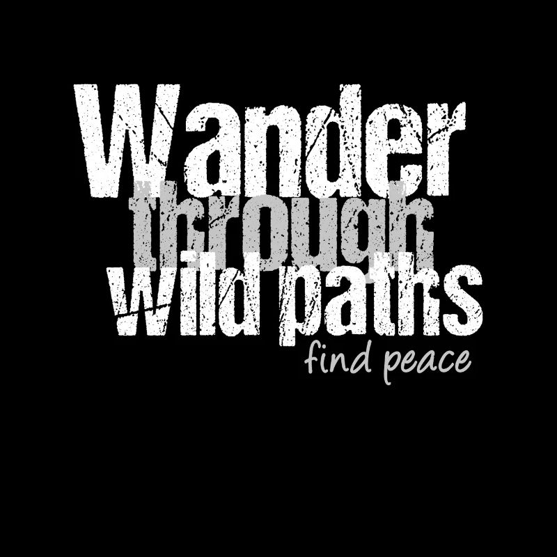 Hike through wild trails